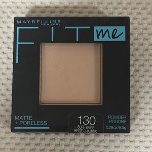 🆕Maybelline Fit Me Pressed Powder Color Buff Beige/ Beige Chamois 130